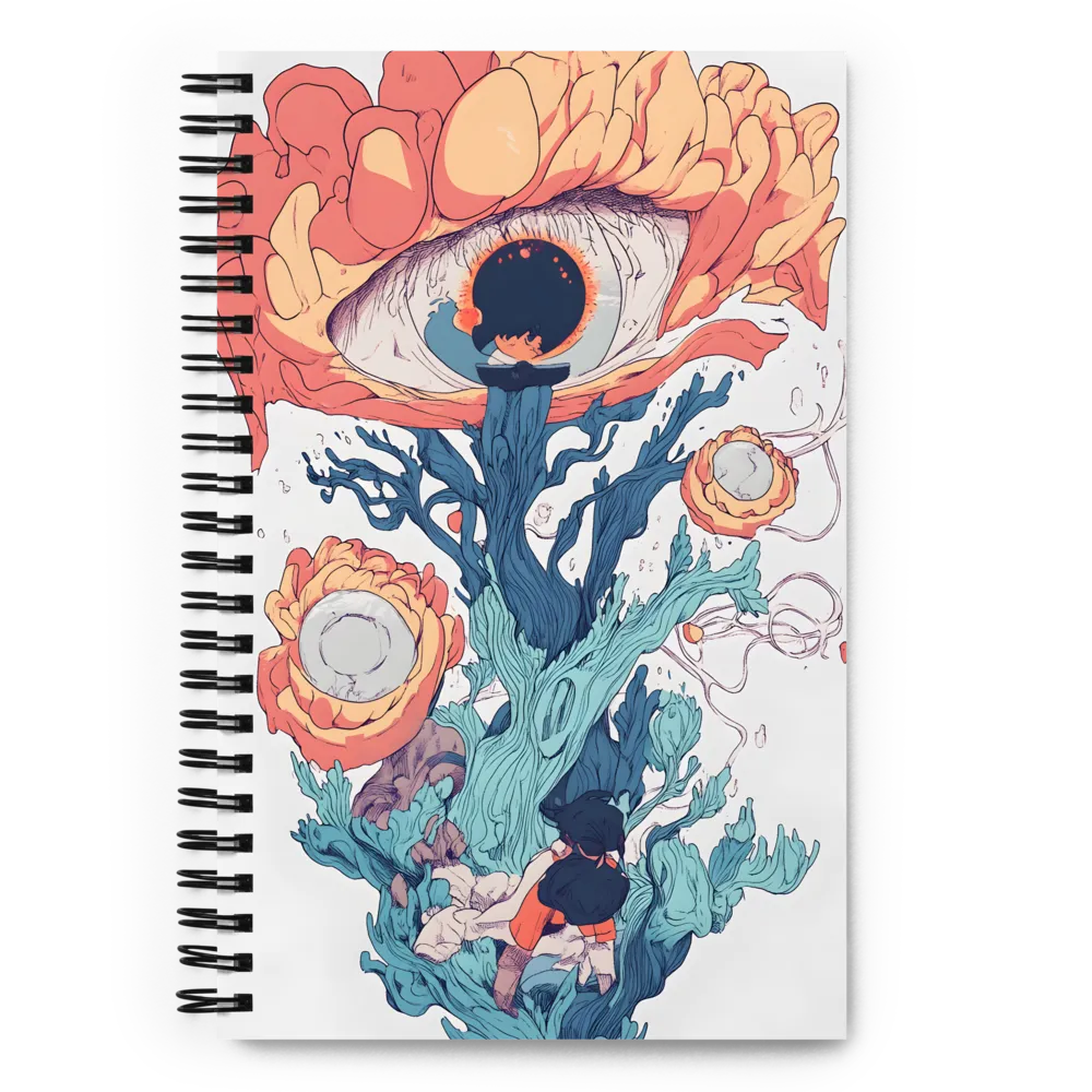 The Watchful Bloom | Spiral Notebook