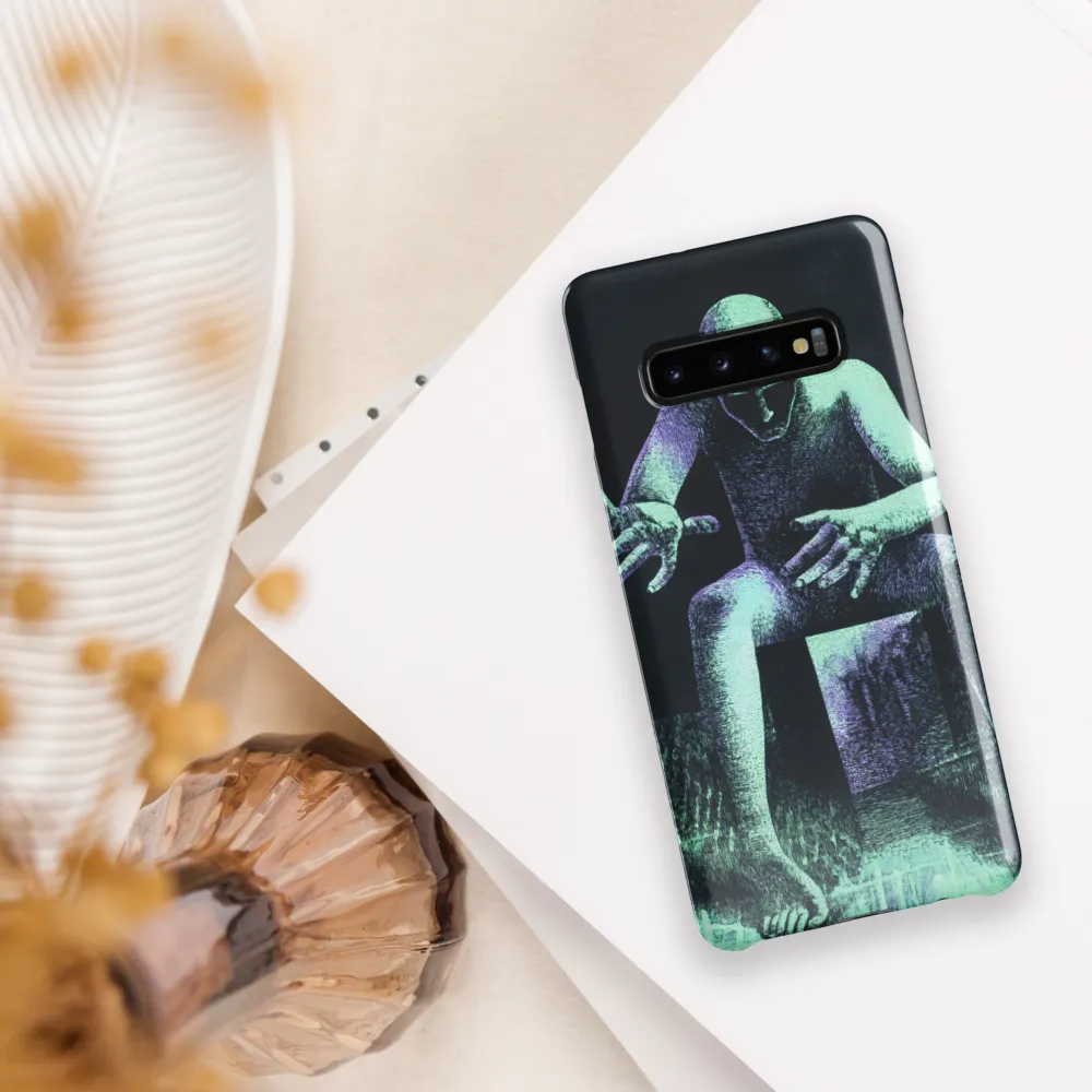 Contemplative Silence | Phone Case |  S10 Plus | Snap Case | Glossy