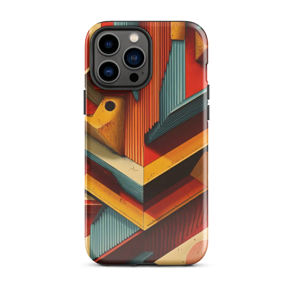 Geometric Harmony | Phone Case |  13 Pro Max | Tough Case | Glossy