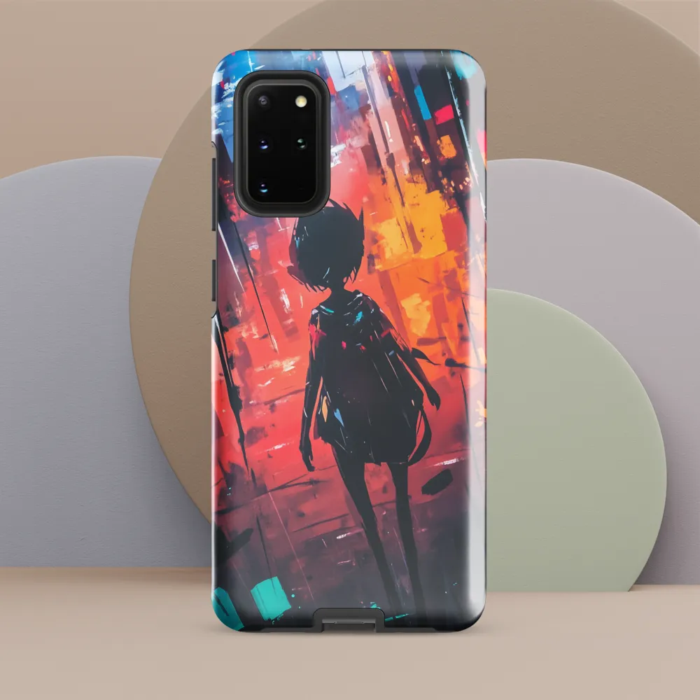Silhouette in the Urban Abyss | Phone Case |  S20 Plus | Tough Case | Glossy