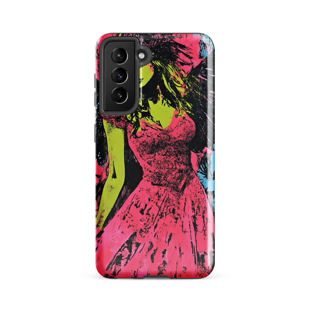 Mystical Angel in Neon Dreams