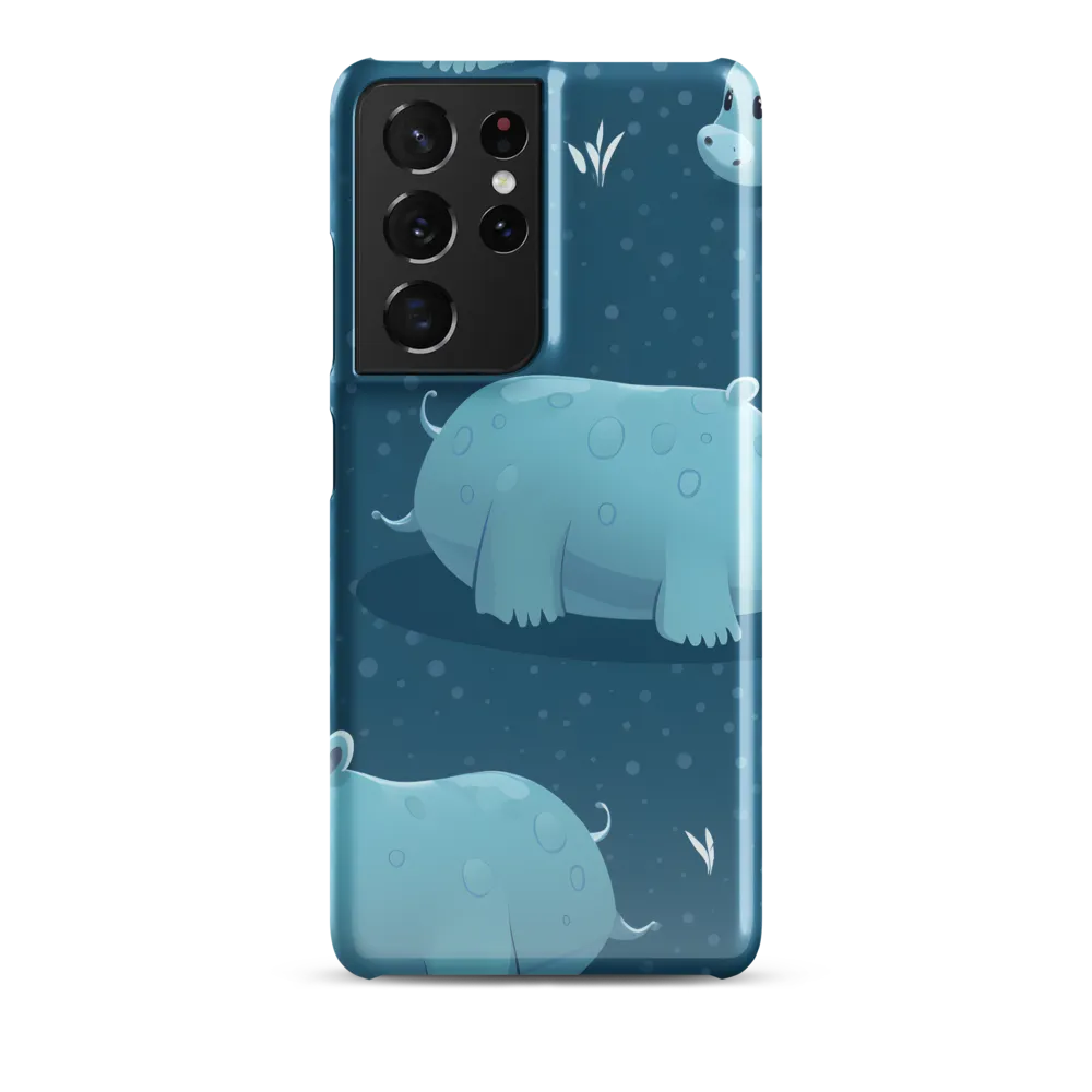 Whimsical Hippo Play | Phone Case |  S21 Ultra | Snap Case | Glossy