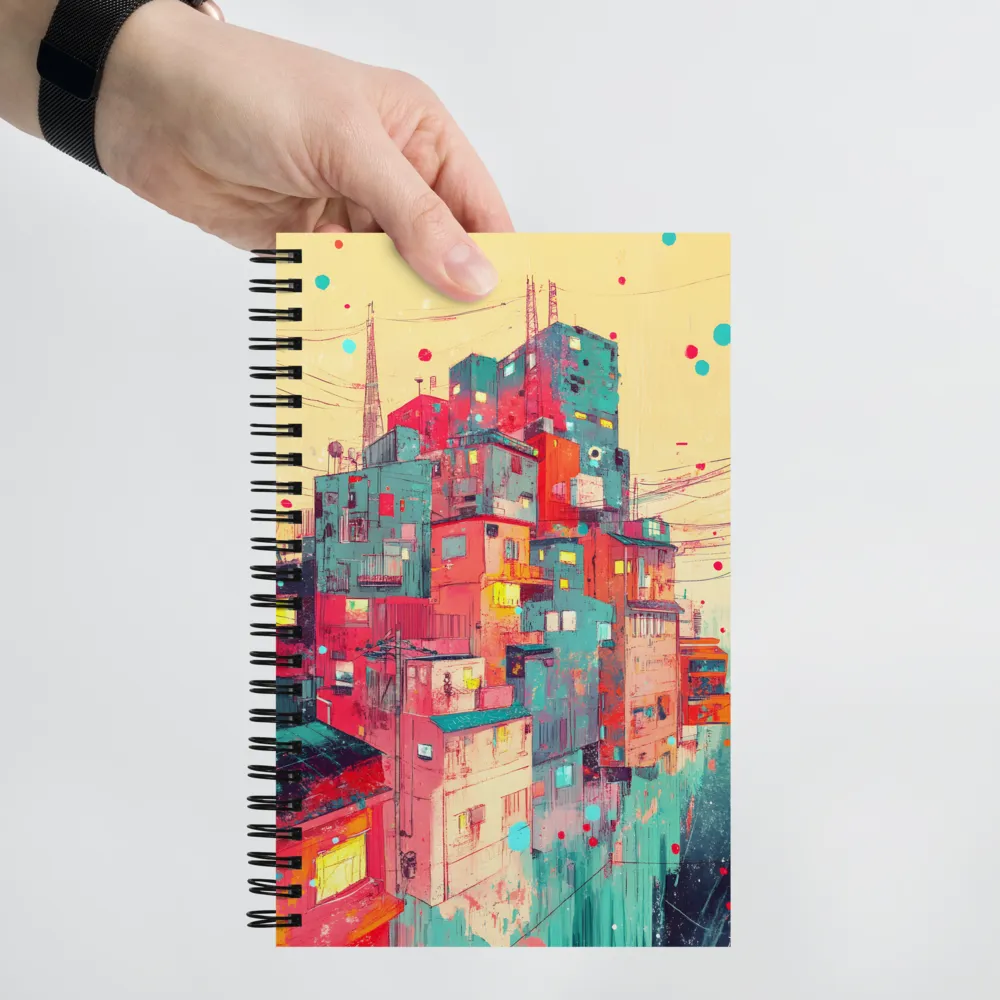 Urban Symphony of Color | Spiral Notebook