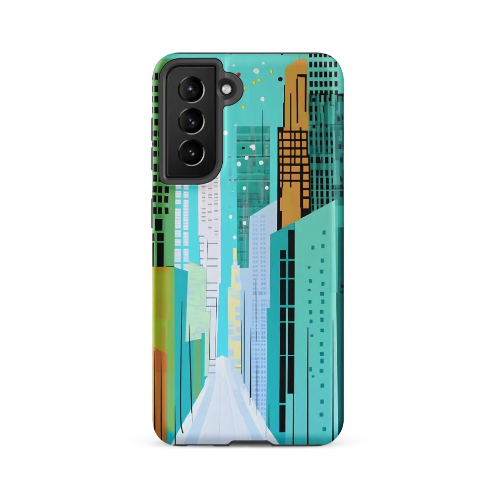 Urban Symphony in Turquoise