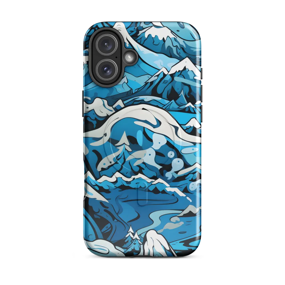 Frozen Harmony: A Blue Mountain Odyssey