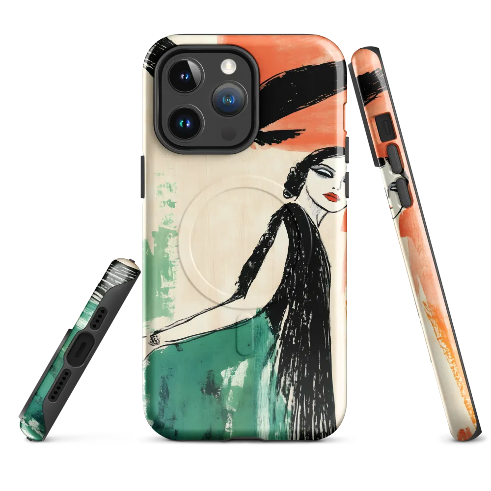 Elegance in Flight | Phone Case |  14 Pro Max | MagSafe® Tough Case | Glossy