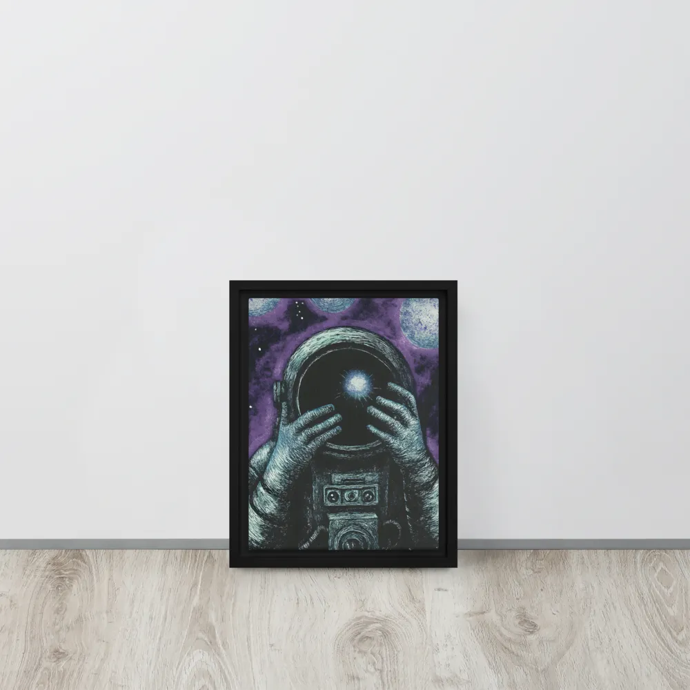 Beyond the Stars | Canvas with White Frame | 9″×12″