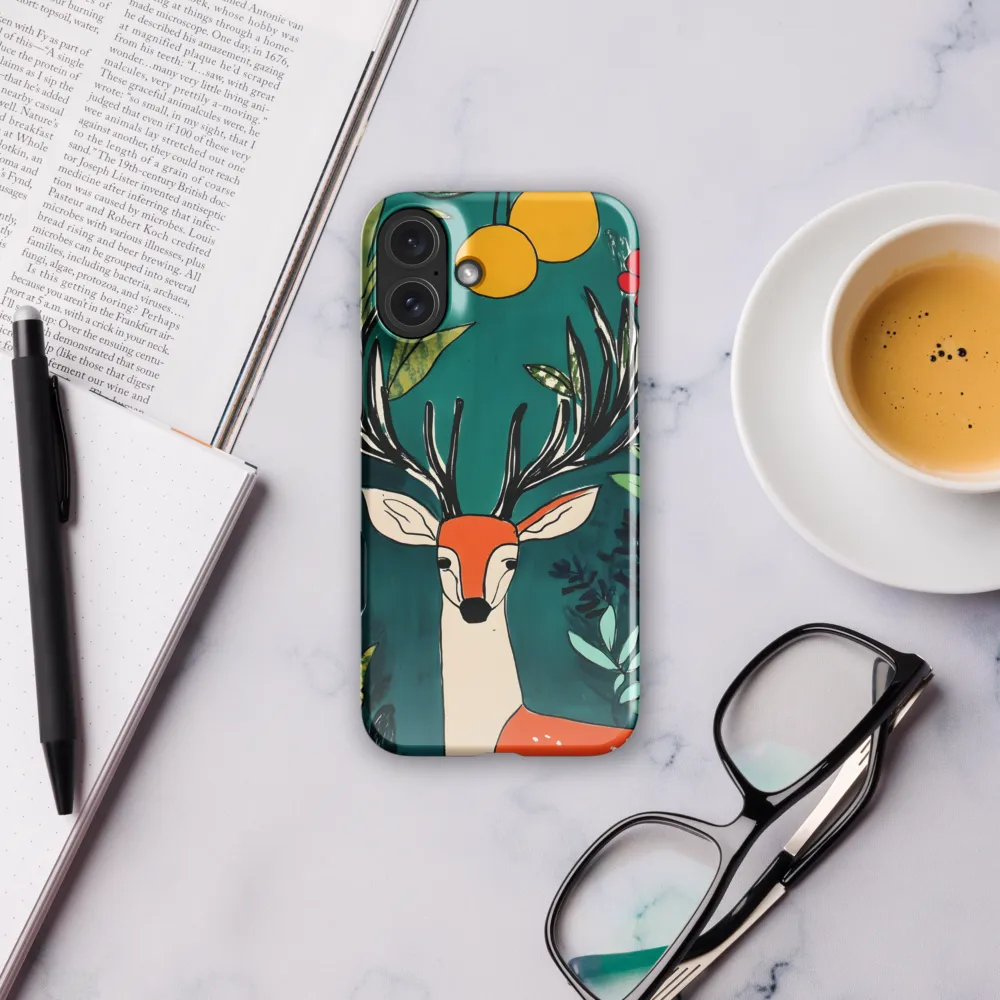 Nature's Embrace: The Majestic Deer | Phone Case |  16 Plus | Snap Case | Glossy