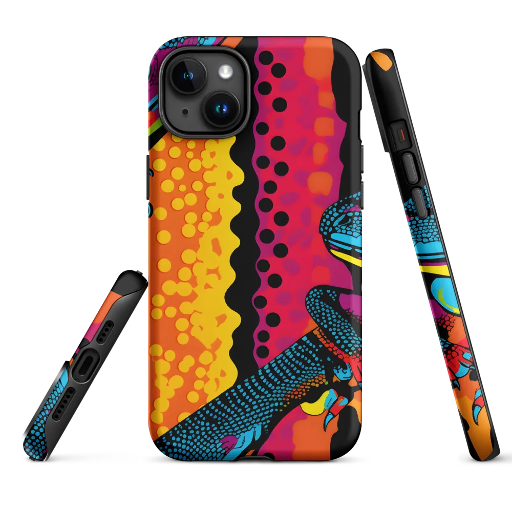 Colorful Encounters: The Playful Geckos