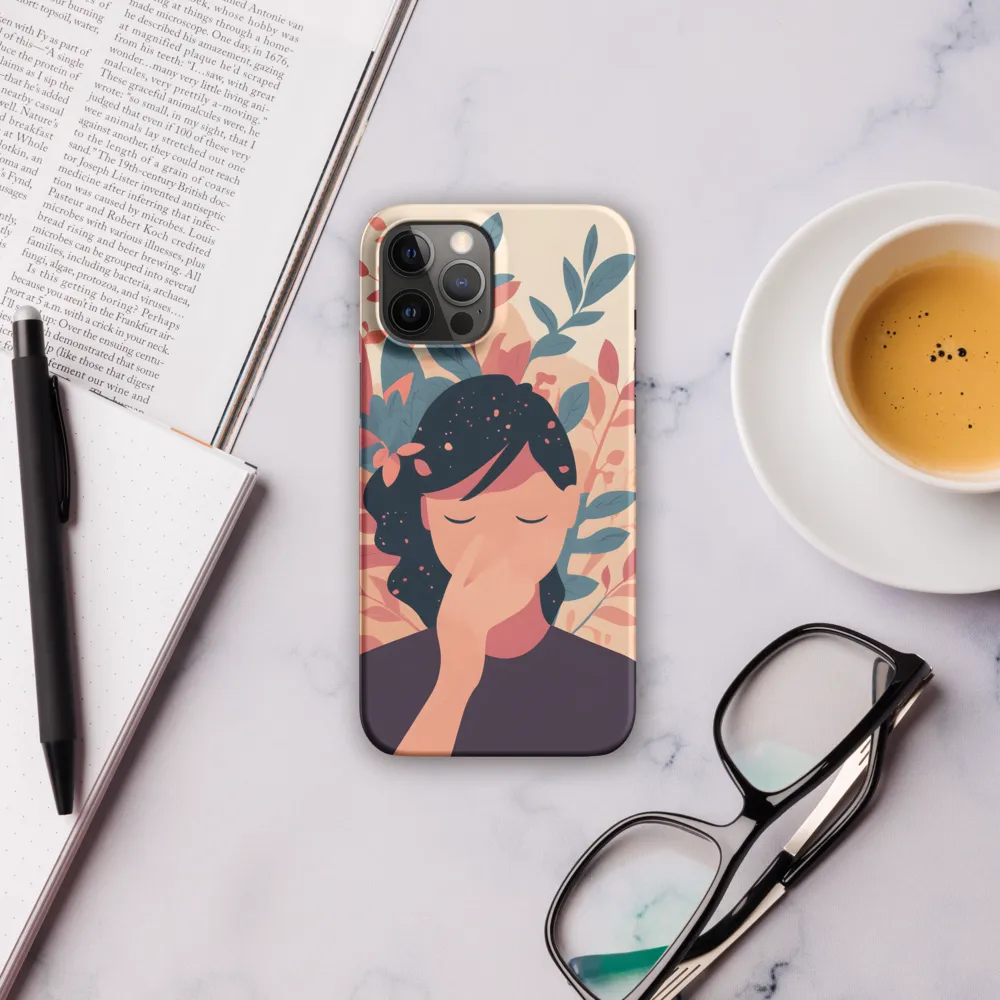 Whispers of Nature: A Serene Contemplation | Phone Case |  12 Pro Max | Snap Case | Matte