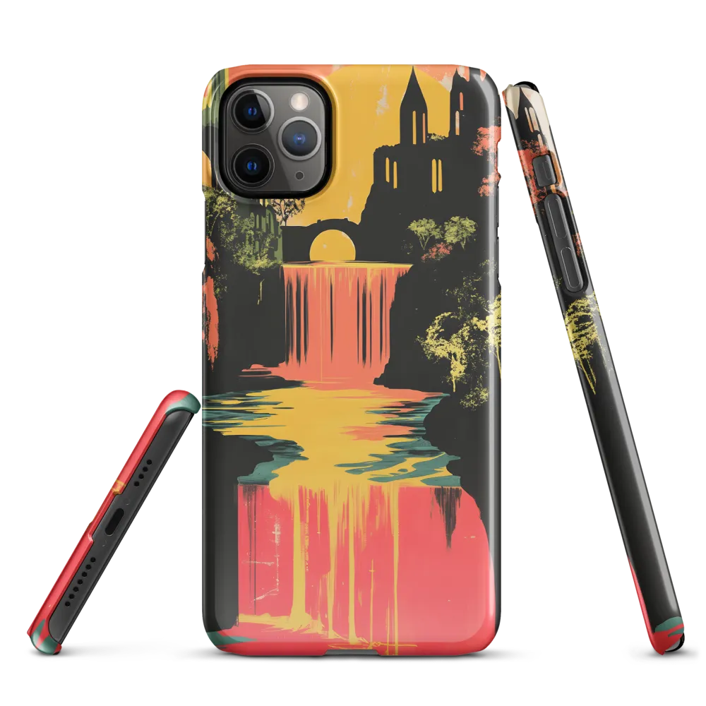 Elysian Echoes: A Surreal Reflections | Phone Case |  11 Pro Max | Snap Case | Glossy