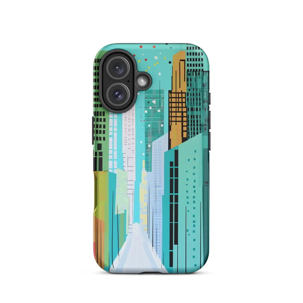 Urban Symphony in Turquoise | Phone Case