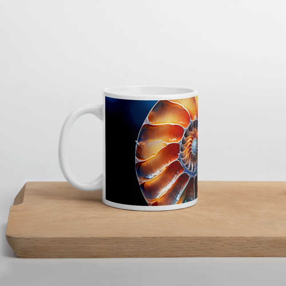 Elegance of the Nautilus Shell | Mugs | Multiple Sizes & Colors