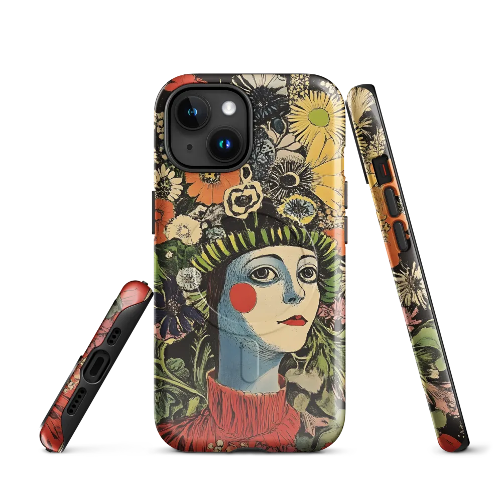 Floral Whimsy: A Portrait of Nature's Embrace