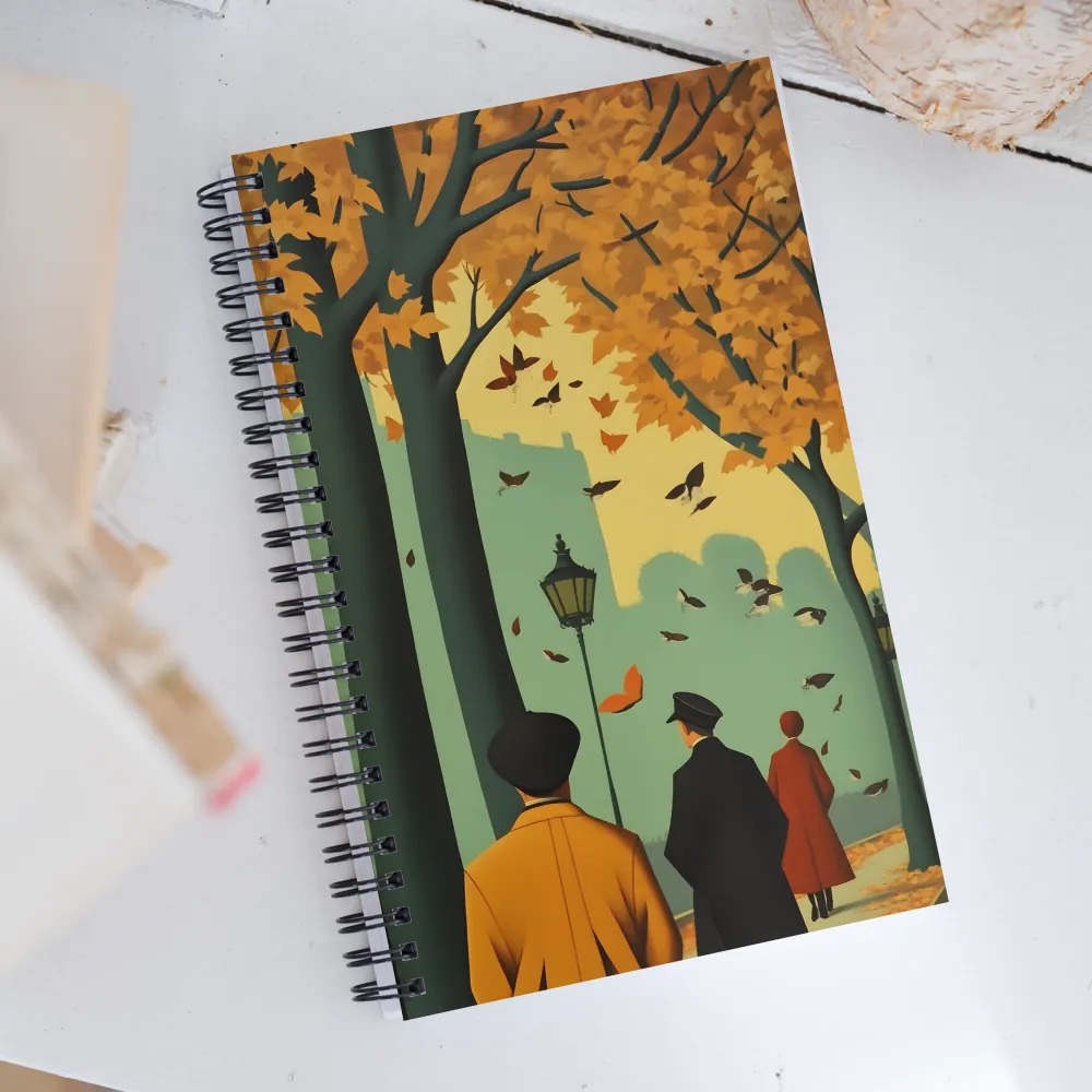 Whispers of Autumn | Spiral Notebook