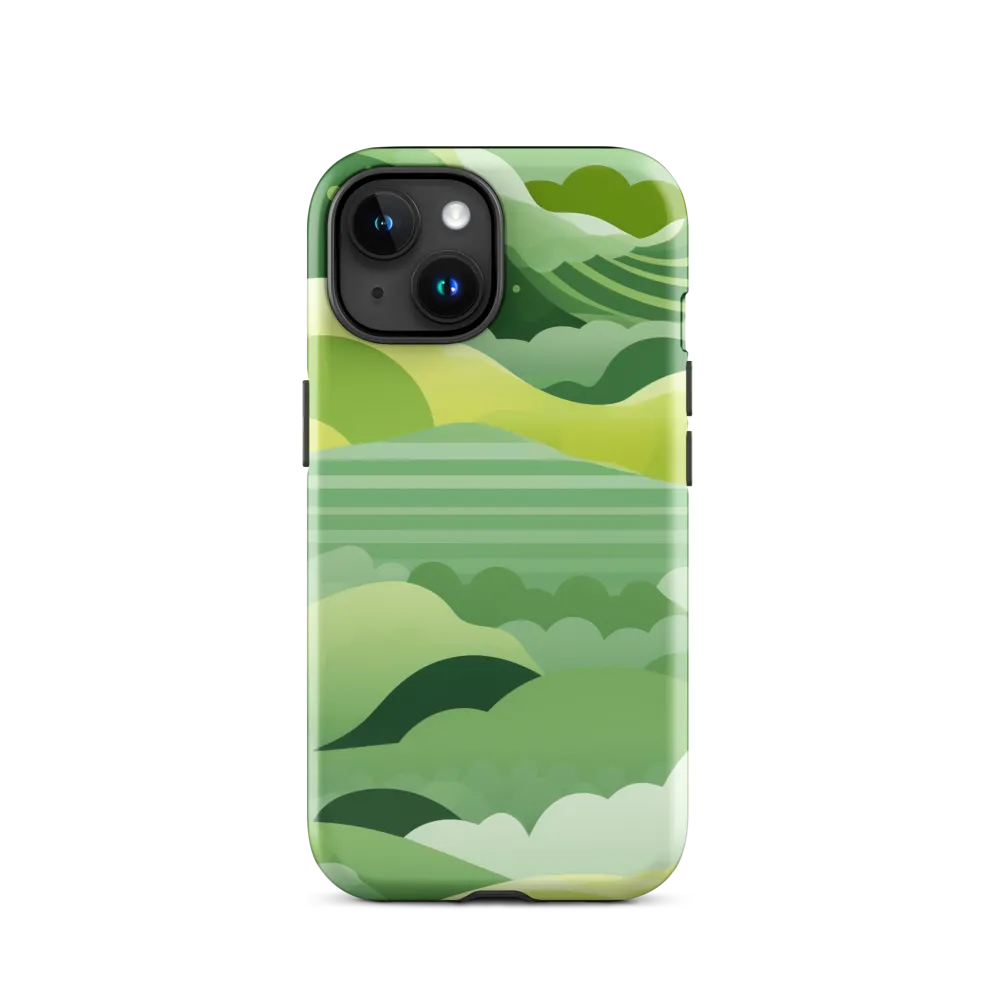 Tranquility in Green Waves