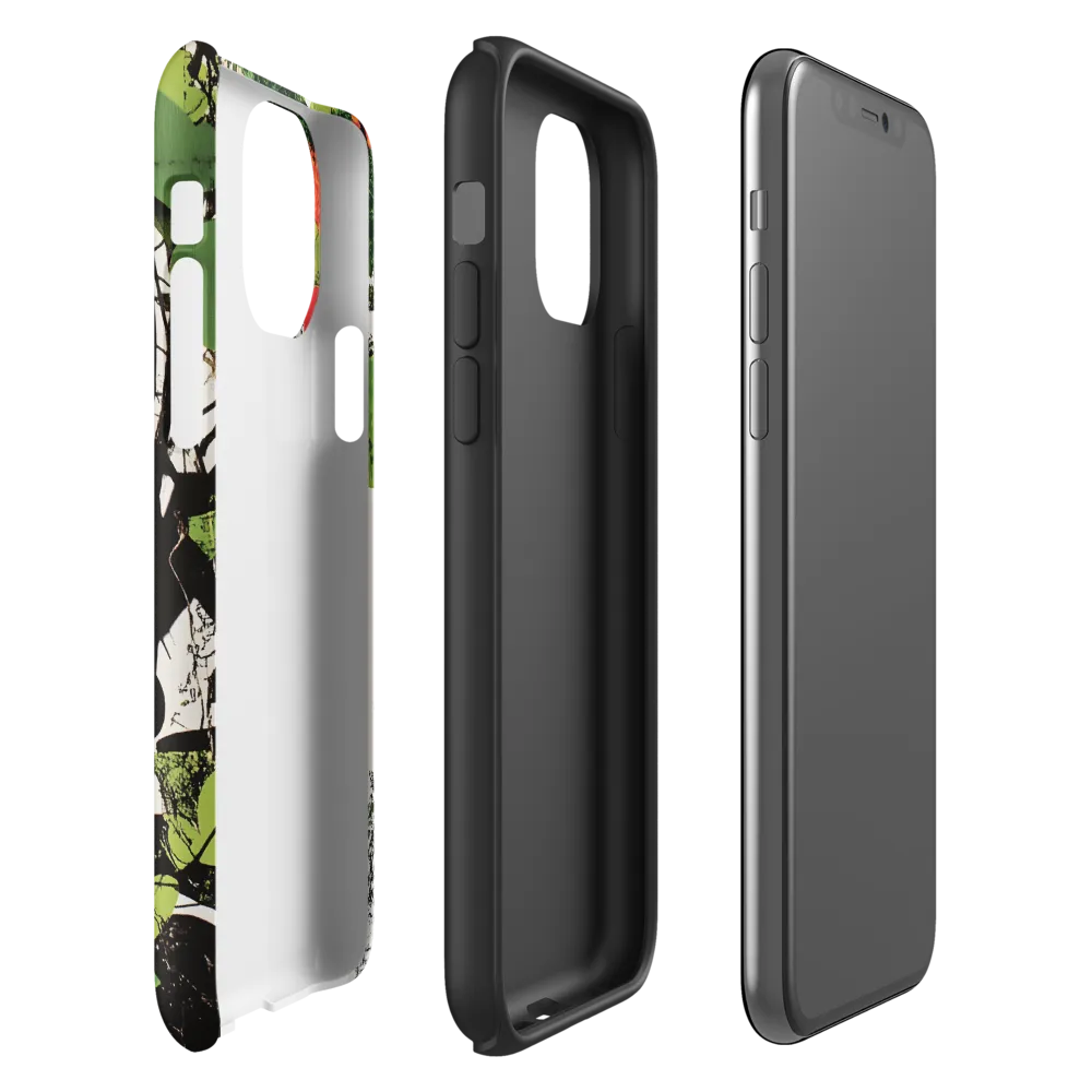 Nature's Geometry: A Contemporary Collage | Phone Case |  11 Pro | Tough Case | Matte