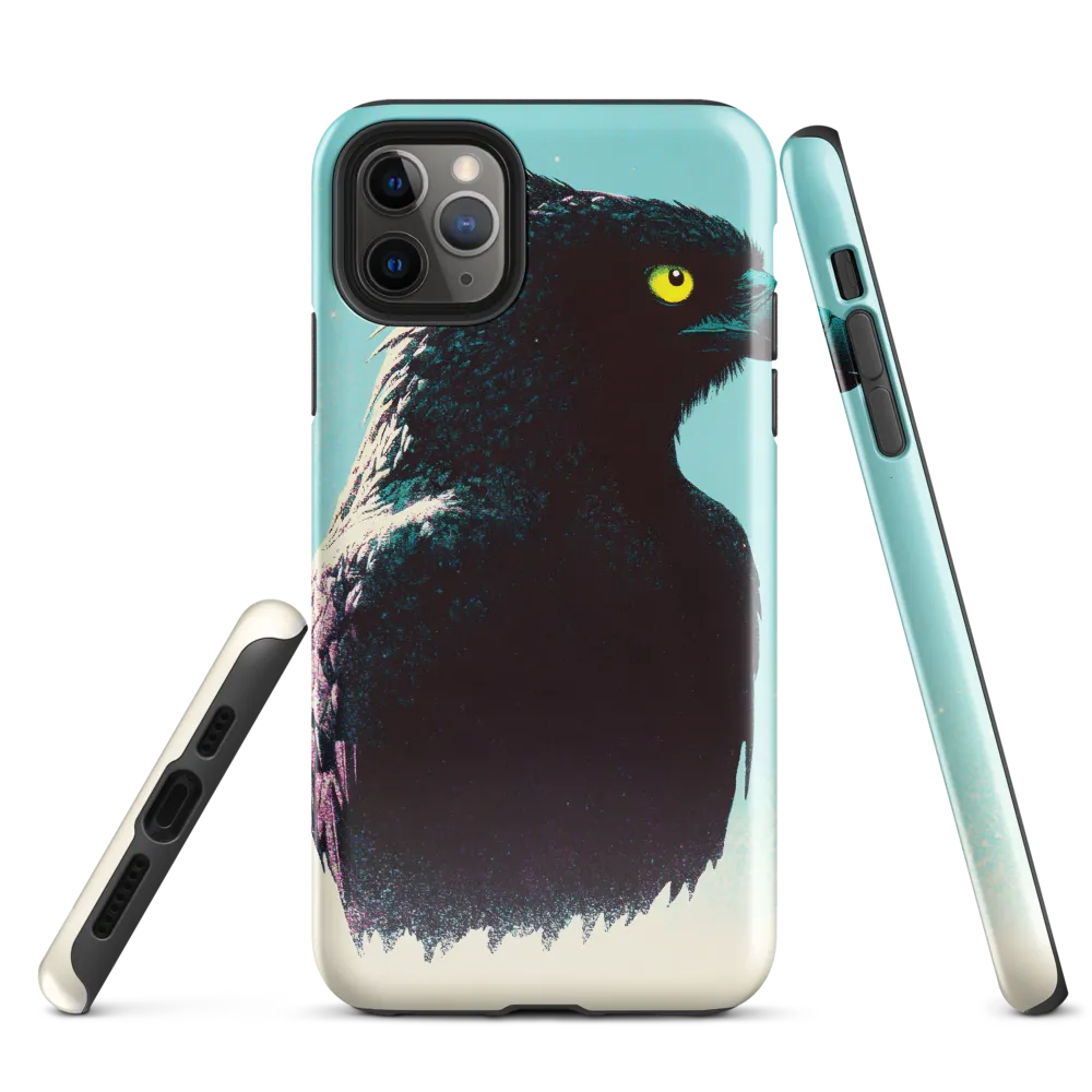 Eagle in Shadows: A Digital Odyssey | Phone Case |  11 Pro Max | Tough Case | Glossy