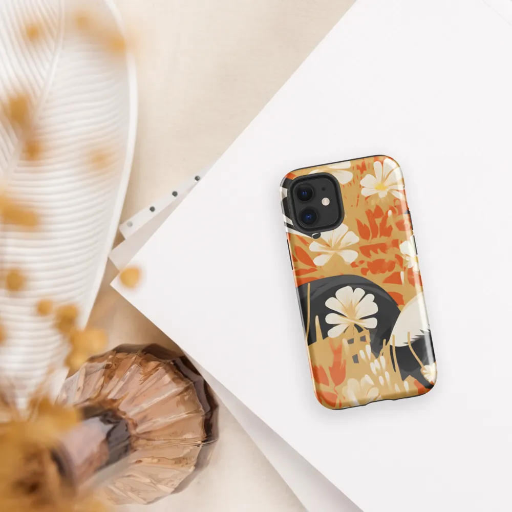 Whimsical Badgers in Bloom