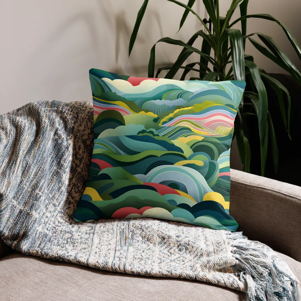 Waves of Serenity | Pillow | 22″×22″