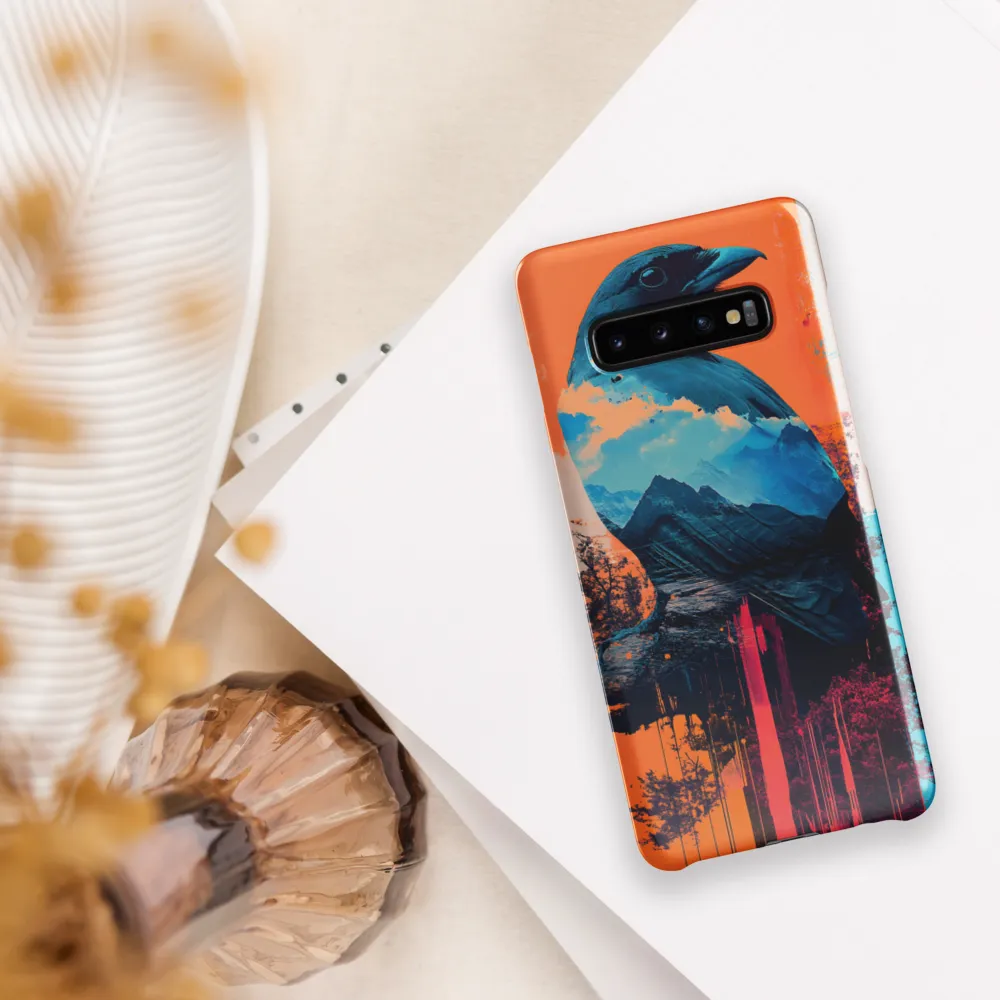 Harmony of Flight and Nature | Phone Case |  S10 Plus | Snap Case | Glossy