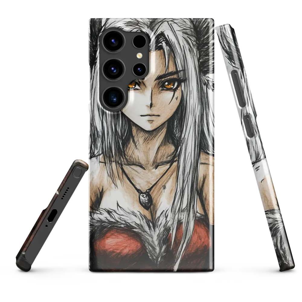 Mystical Guardian: A Confident Presence | Phone Case |  S24 Ultra | Snap Case | Glossy