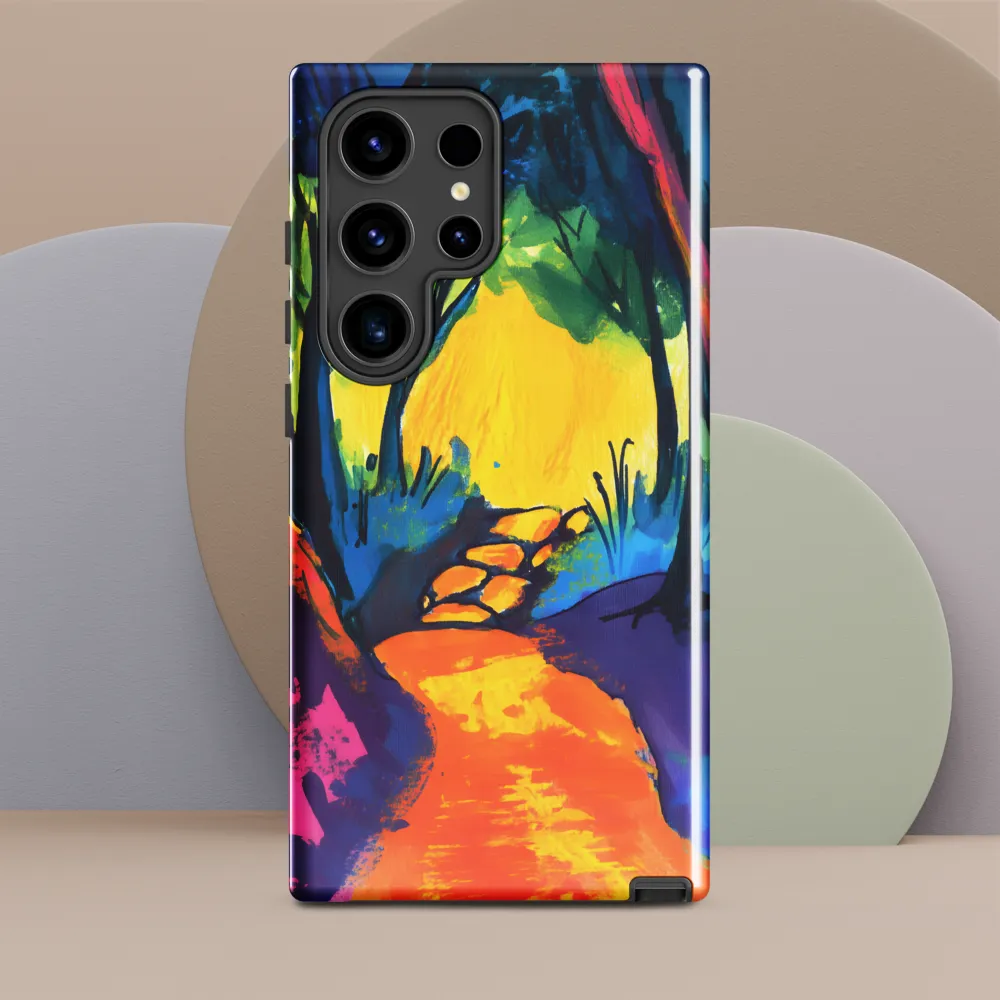 Path Through a Vibrant Forest
