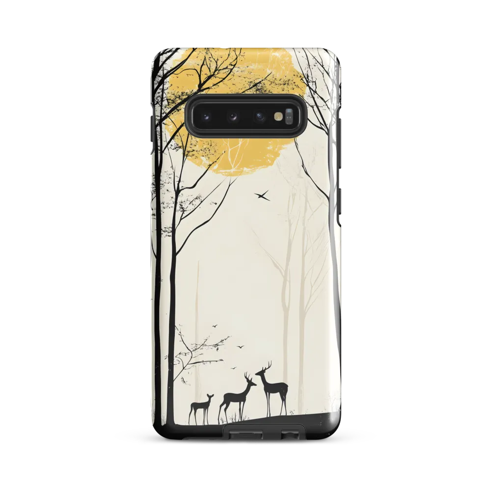 Silhouetted Serenity | Phone Case |  S10 Plus | Tough Case | Glossy