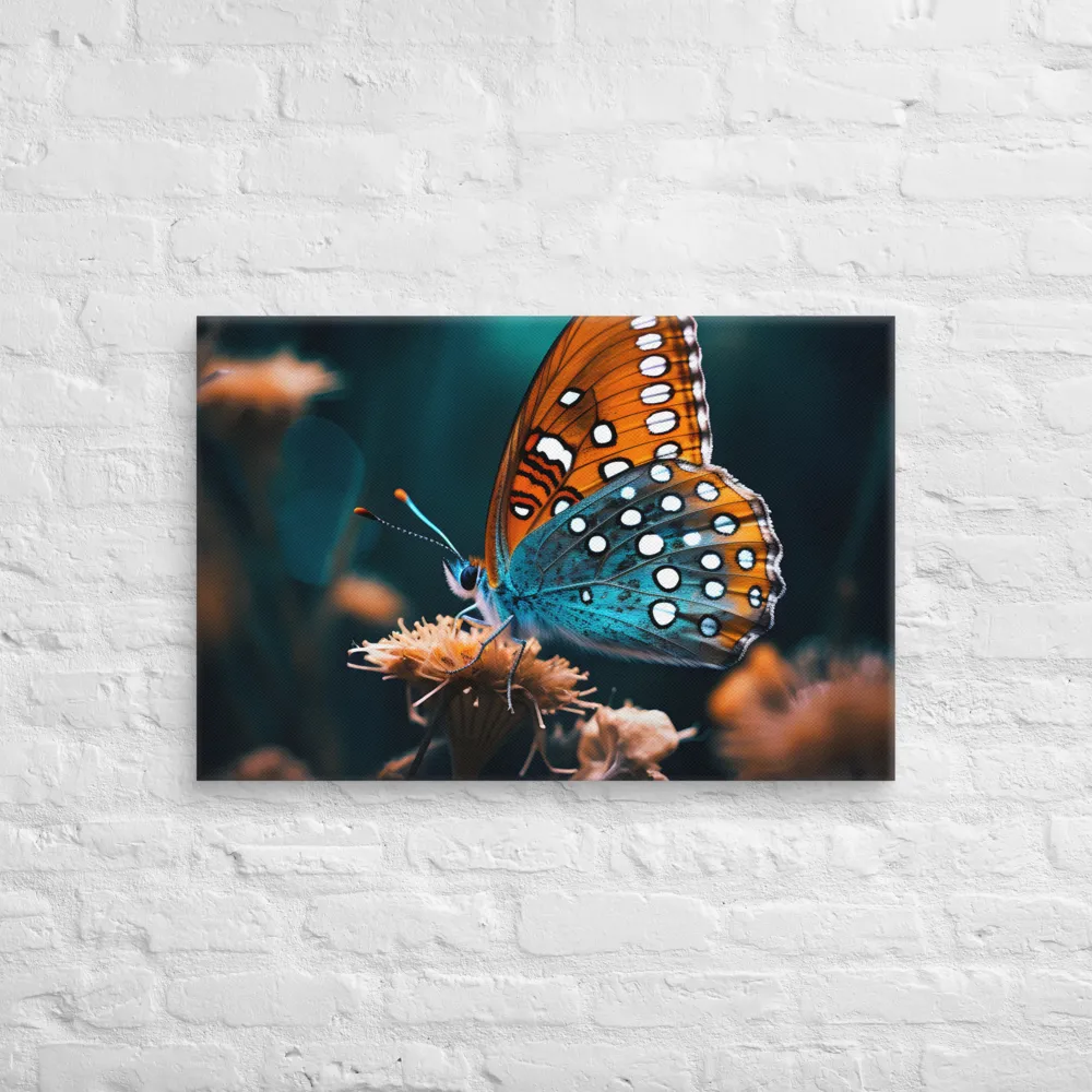 Whispers of Color: The Butterfly's Embrace