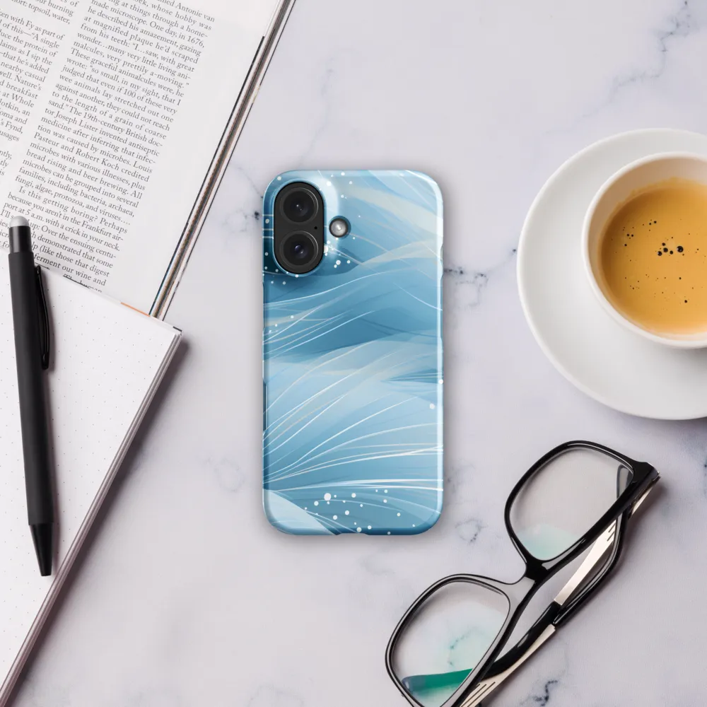 Ethereal Ocean Waves | Phone Case |  16 | Snap Case | Glossy