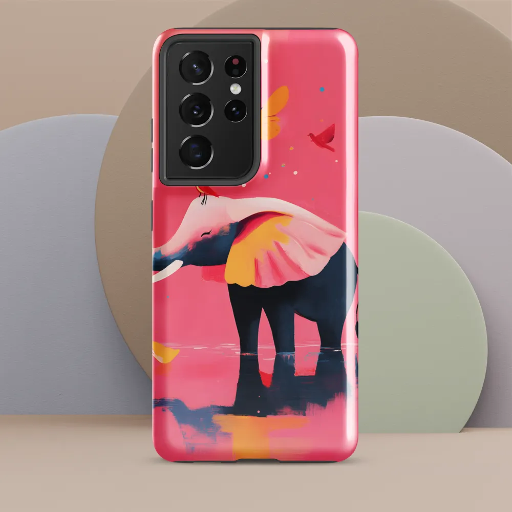 Whimsical Serenity: The Playful Elephant