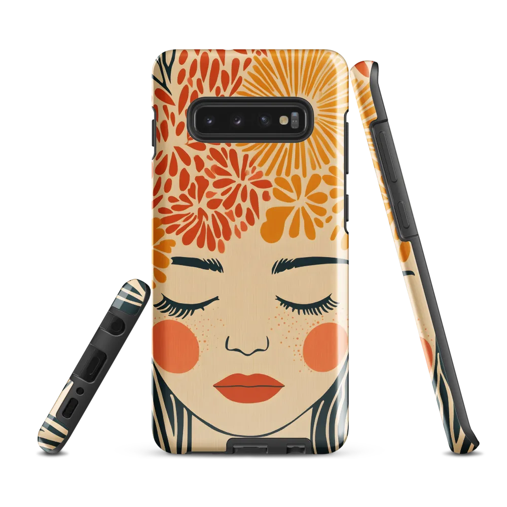 Serenity in Bloom | Phone Case |  S10 Plus | Tough Case | Glossy