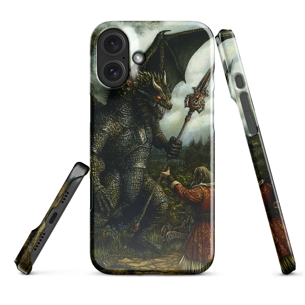 The Confrontation: Dragon vs. Wizard | Phone Case |  16 Plus | Snap Case | Glossy