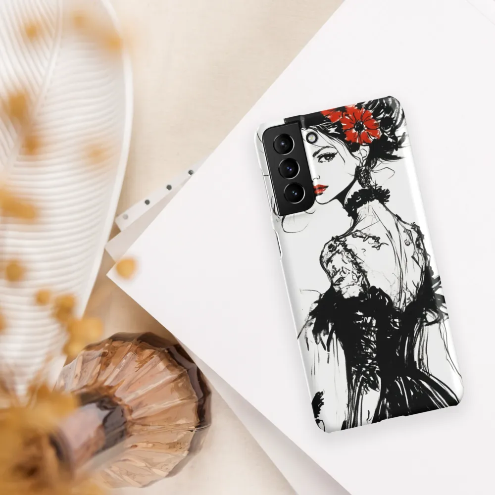 Elegance in Black and Red
