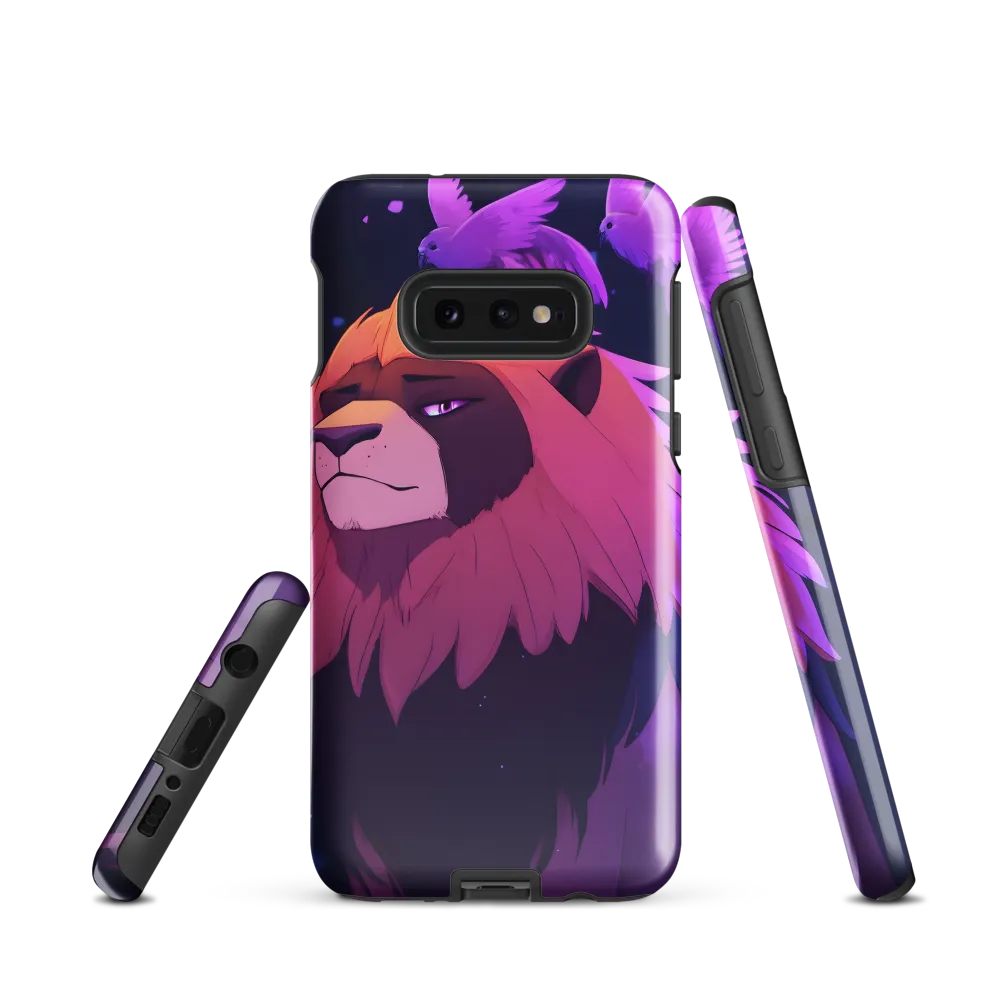 Regal Serenity: The Majestic Lion | Phone Case |  S10e | Tough Case | Glossy