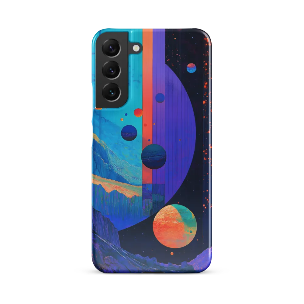 Celestial Harmony: A Surreal Exploration of Space | Phone Case |  S22 Plus | Snap Case | Glossy