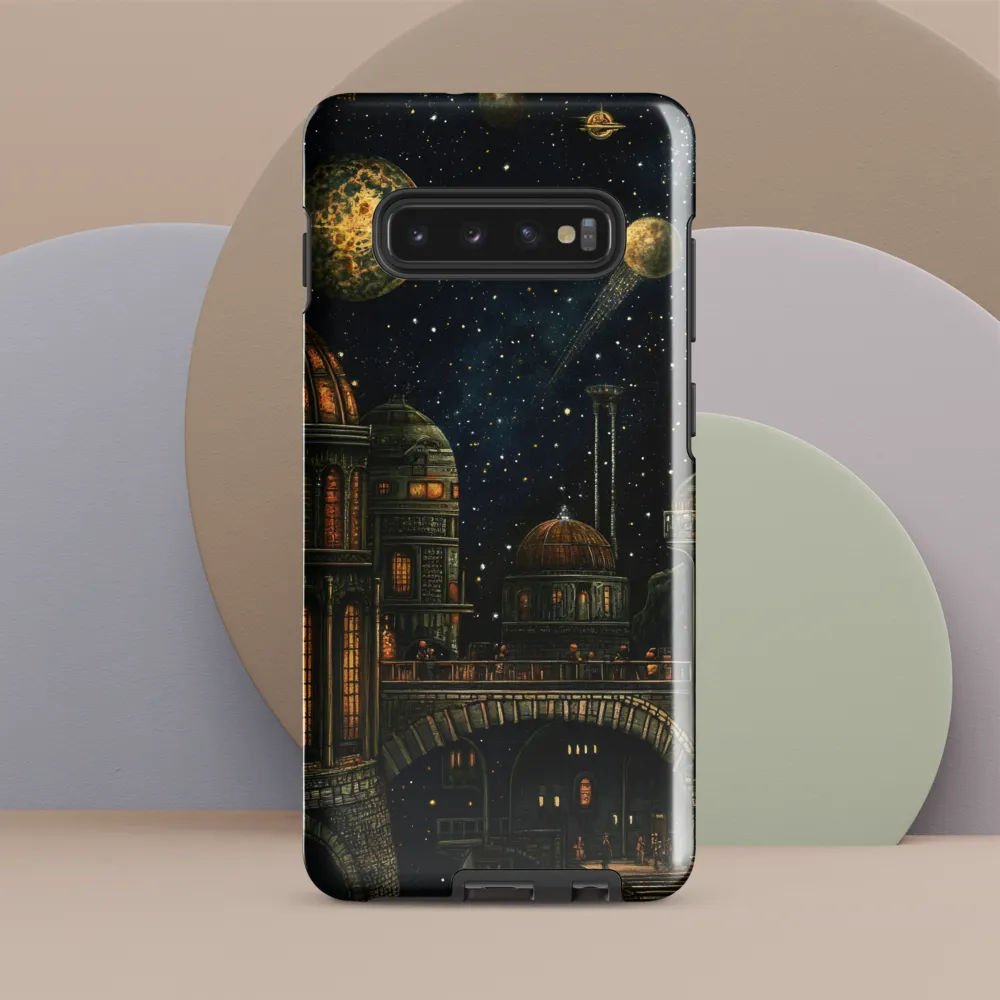 Celestial City: A Journey Through the Cosmos | Phone Case |  S10 Plus | Tough Case | Glossy