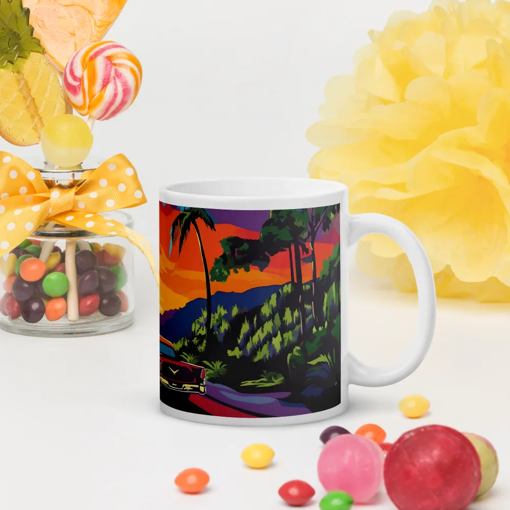 Sunset Drive | Mugs | Multiple Sizes & Colors