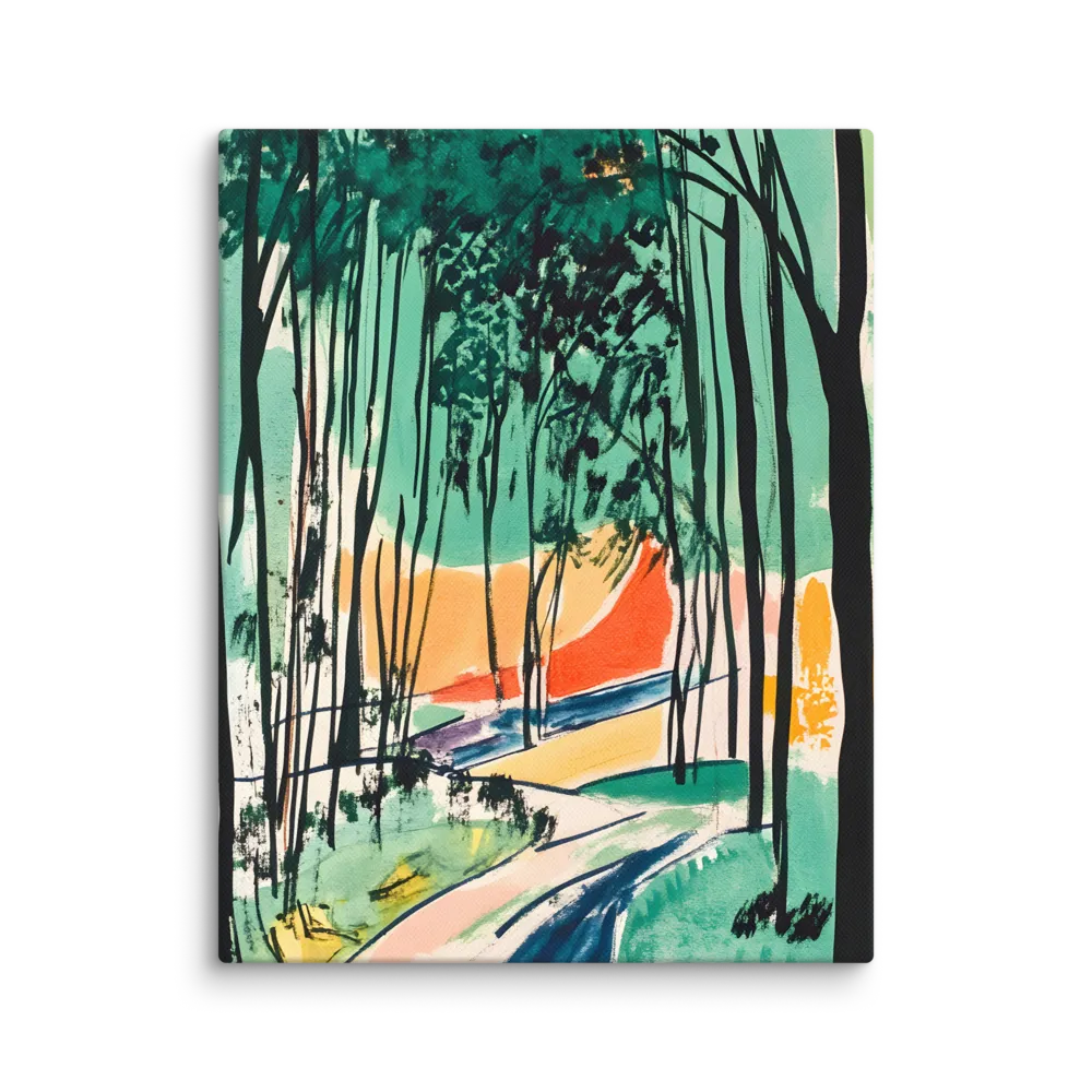 Winding Path Through the Forest | Canvas | 11″×14″