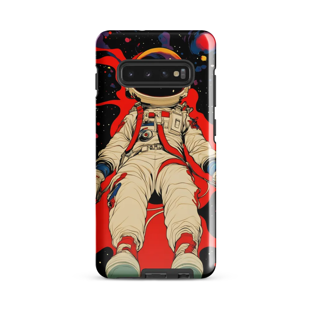 Astronaut in Cosmic Reverie | Phone Case |  S10 Plus | Tough Case | Glossy