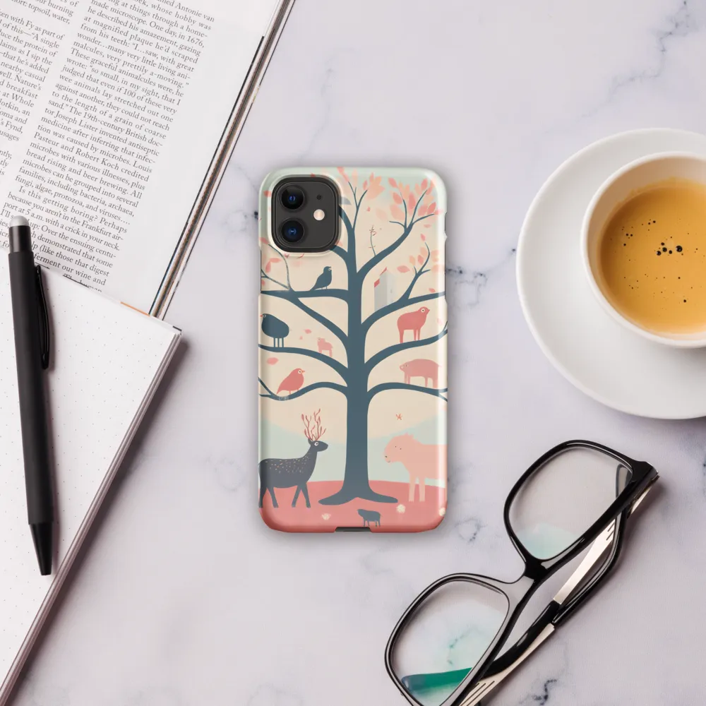 Whimsical Tree with Playful Creatures