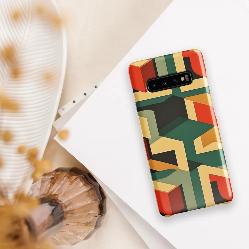 Dynamic Geometry: An Exploration of Form | Phone Case |  S10 Plus | Snap Case | Glossy