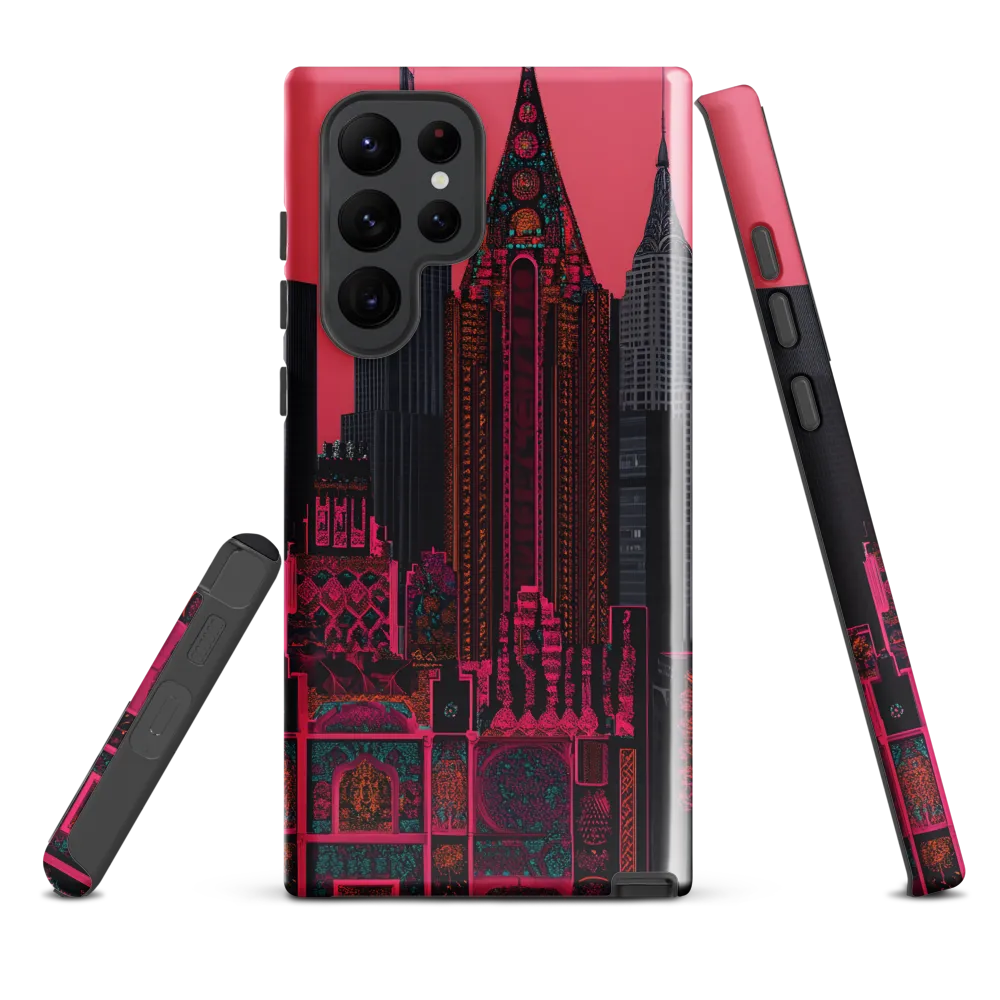 Urban Vibrance: A Digital Exploration of Skyscrapers