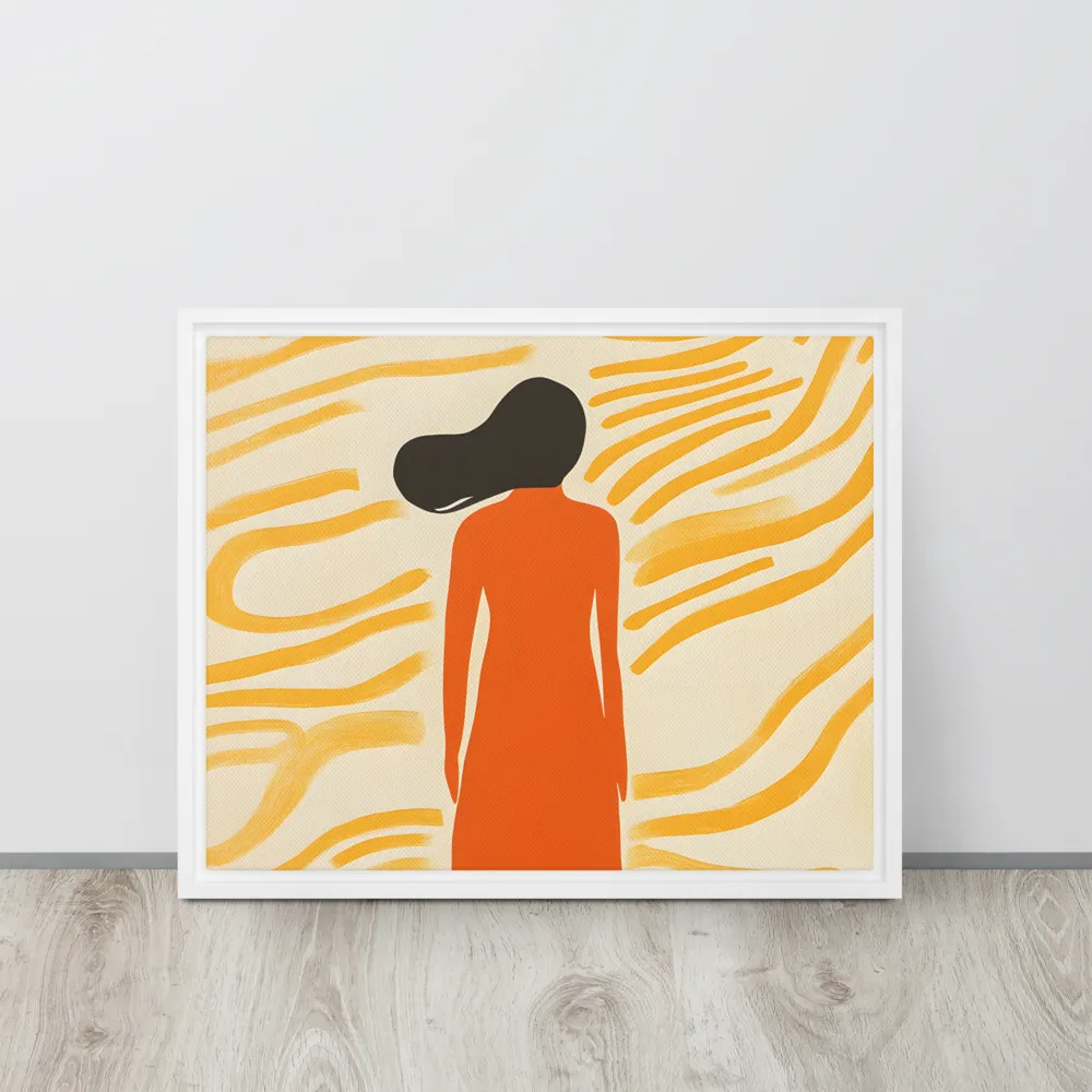 Connection to Serenity | Canvas with White Frame | 16″×20″