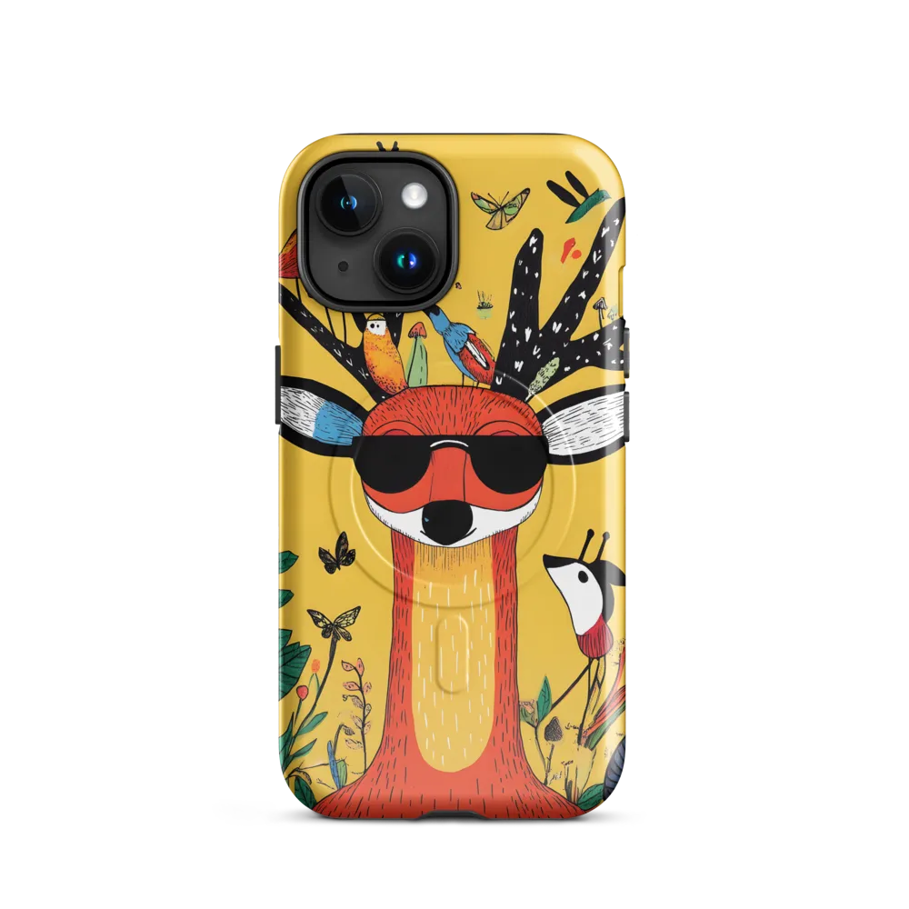 Playful Deer with Sunglasses