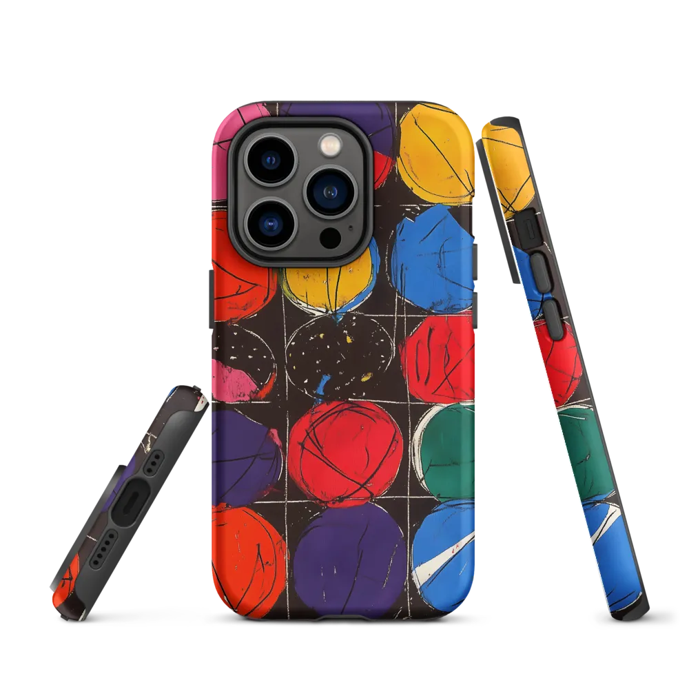 Colorful Circles in Abstract Harmony