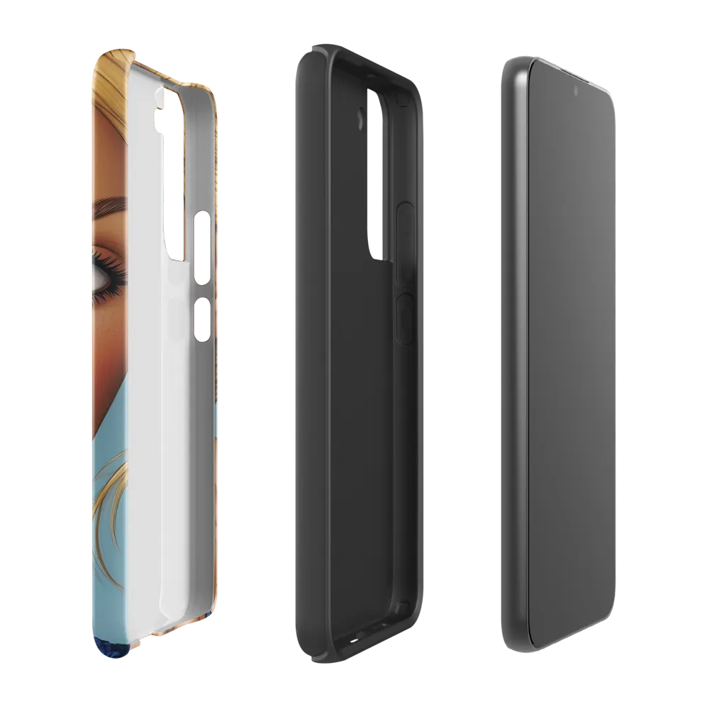 Serenity in Blue | Phone Case |  S22 Plus | Tough Case | Glossy