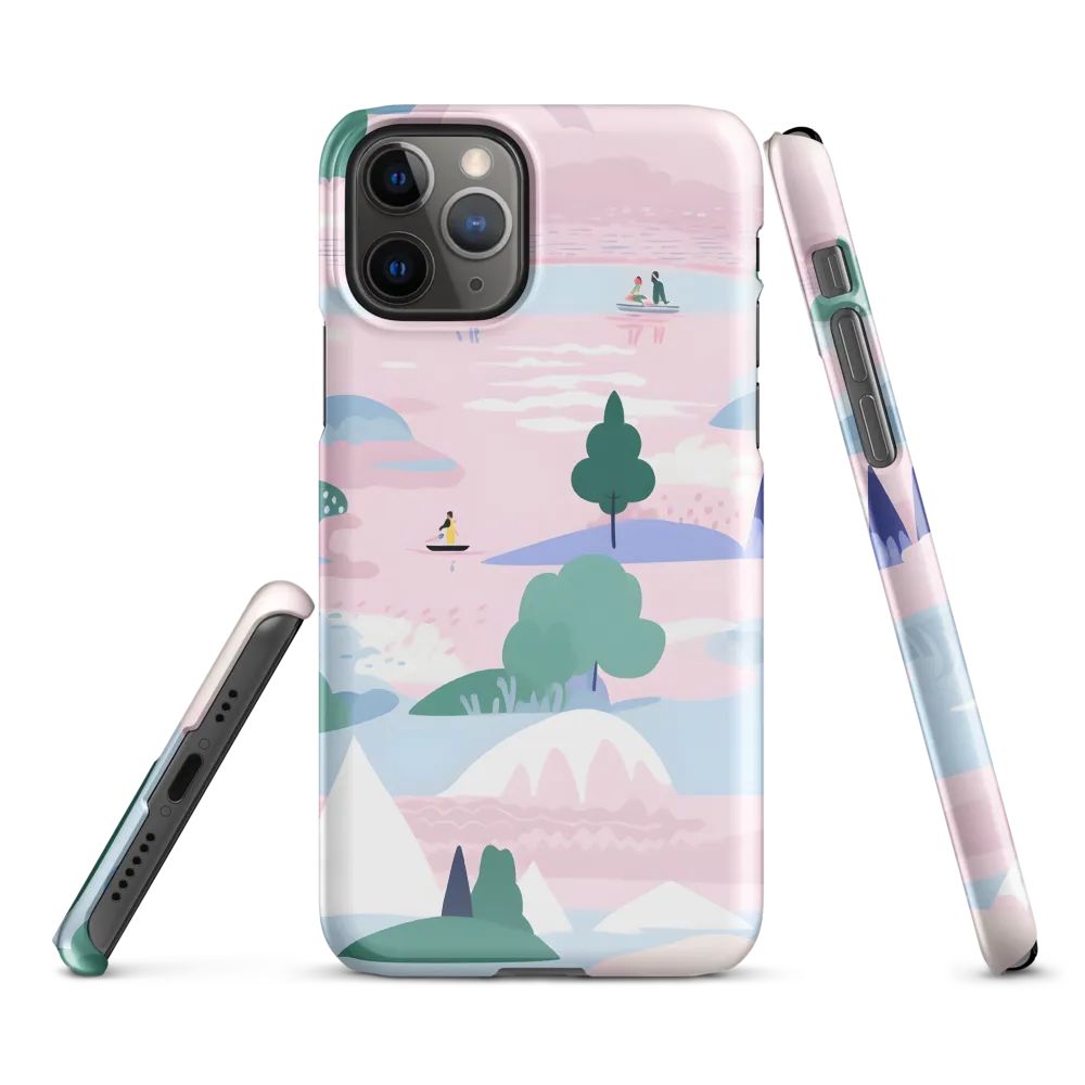 Whimsical Reflections: A Journey Through Landscapes | Phone Case |  11 Pro | Snap Case | Glossy