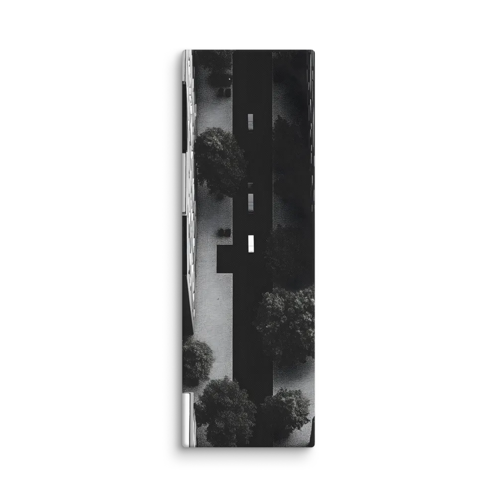 Urban Serenity from Above | Canvas | 20″×60″
