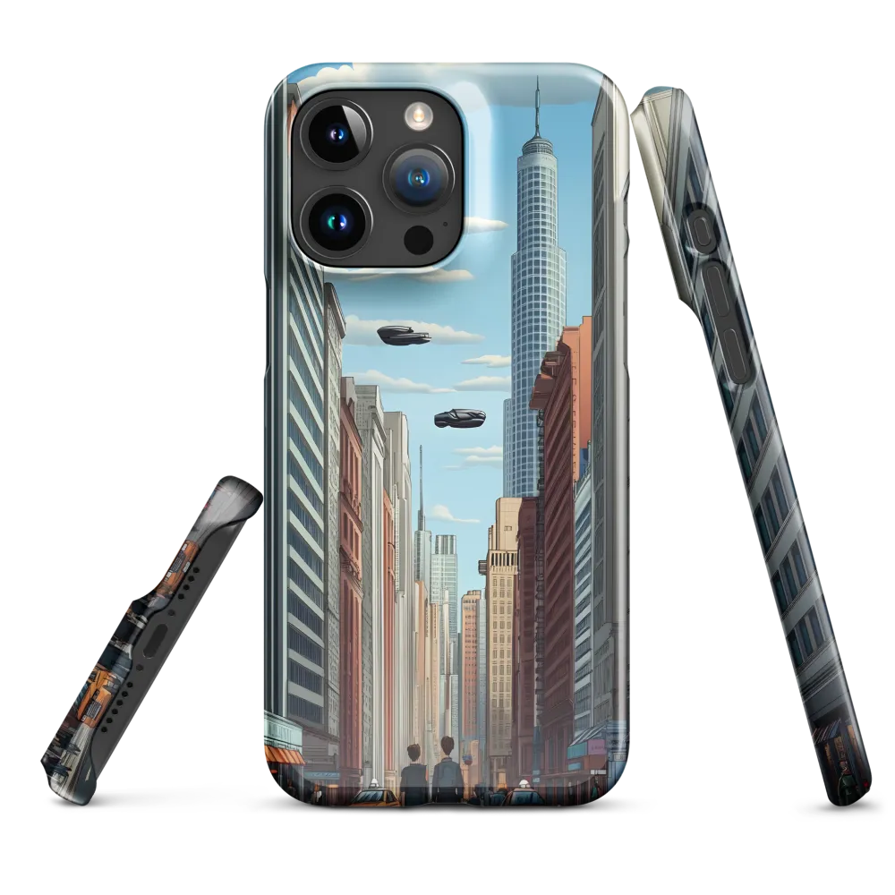 Futuristic Stroll through the Urban Skyline